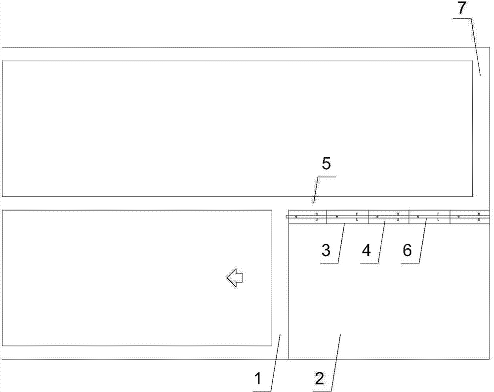 Non chain pillar gob-side entry retaining method with filling wall self-erasure