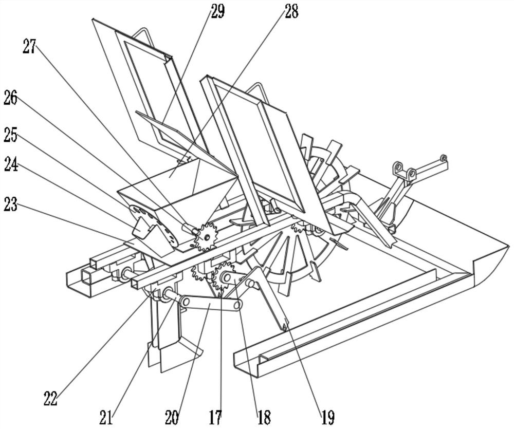 Intelligent rice direct seeding machine capable of laterally and deeply fertilizing and working method of intelligent rice direct seeding machine