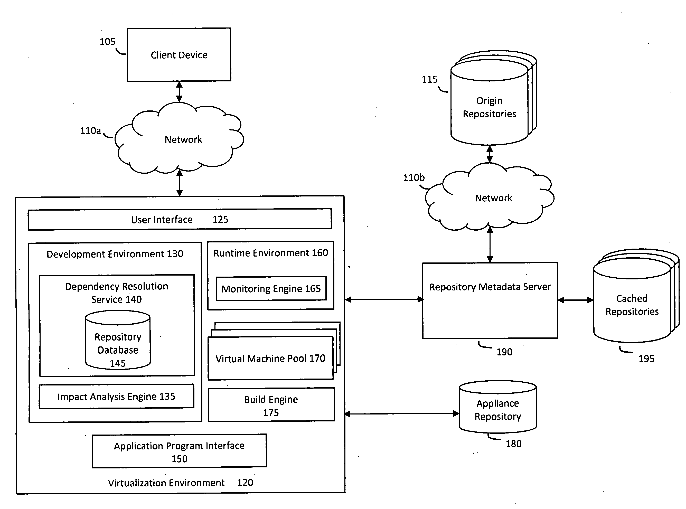 System and method for efficiently building virtual appliances in a hosted environment