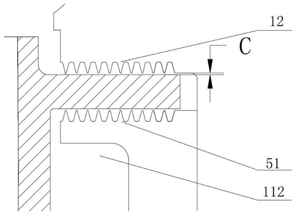 Axial force self-balancing device and method for a single-stage single-suction centrifugal pump