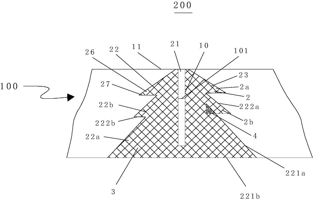 Reinforcement structure for barrier dam and construction method of reinforcement structure