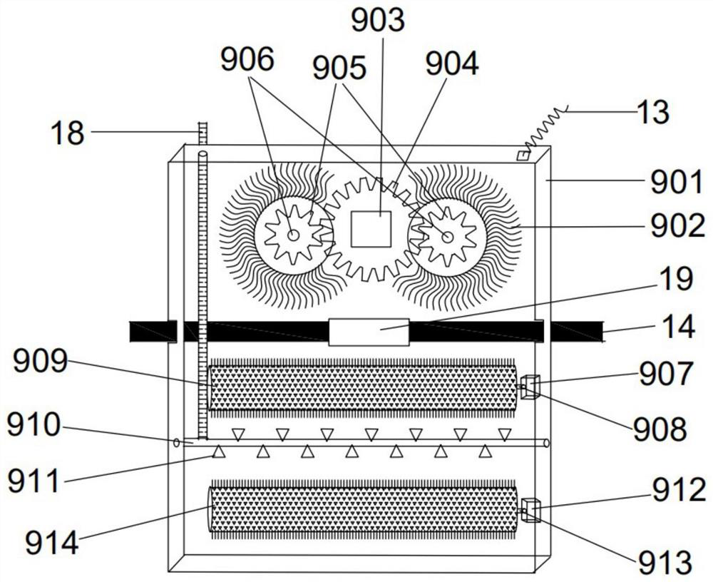 Cleaning device for fishing-light complementary solar photovoltaic panel