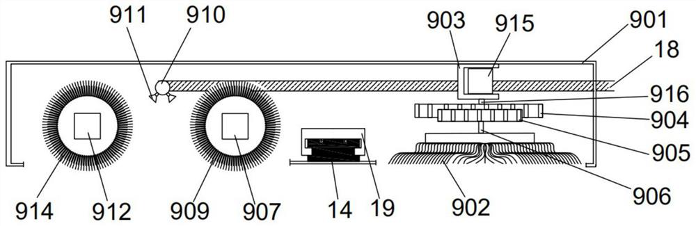 Cleaning device for fishing-light complementary solar photovoltaic panel