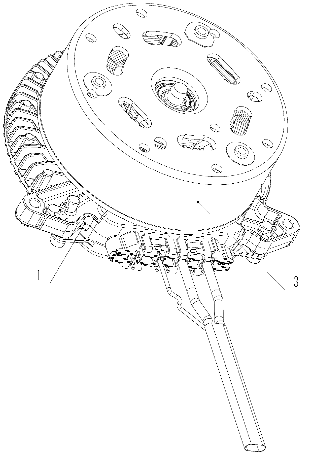 Outer rotor brushless motor