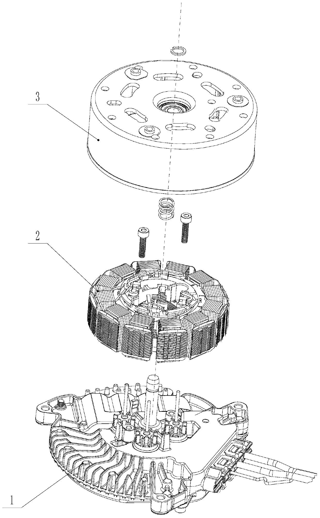 Outer rotor brushless motor