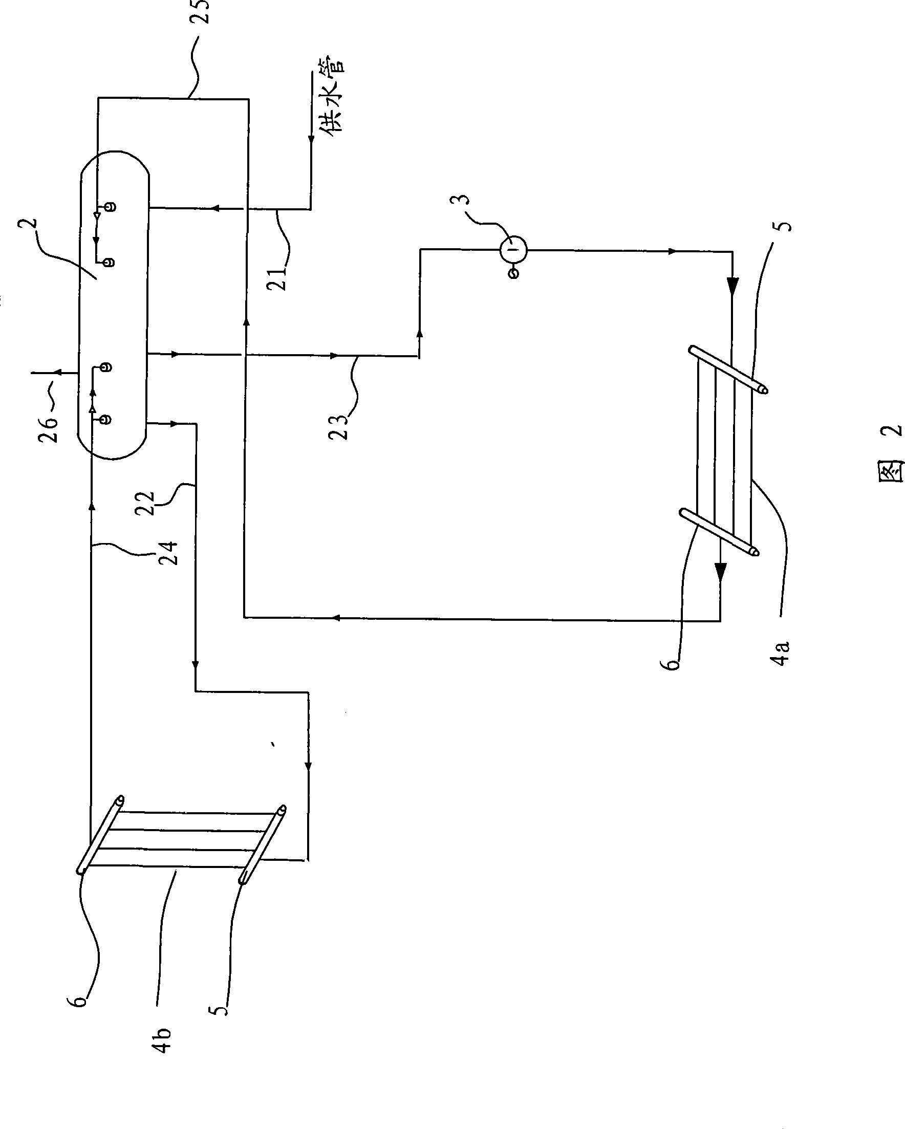 Exhaust-heating boiler