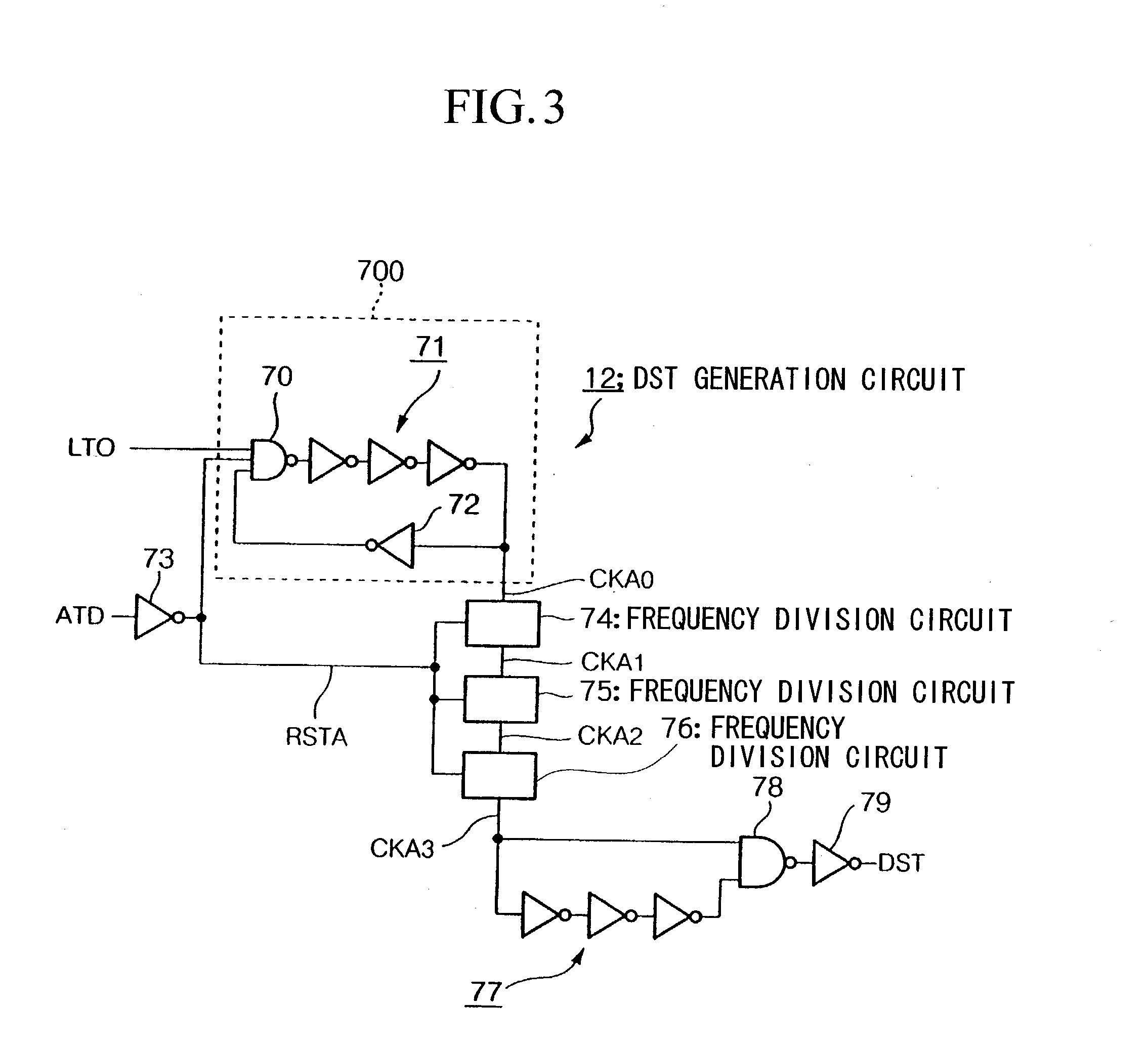 One-shot signal generating circuit