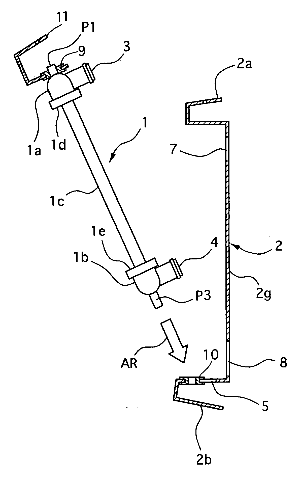 Radiator core support structure and its assembly method