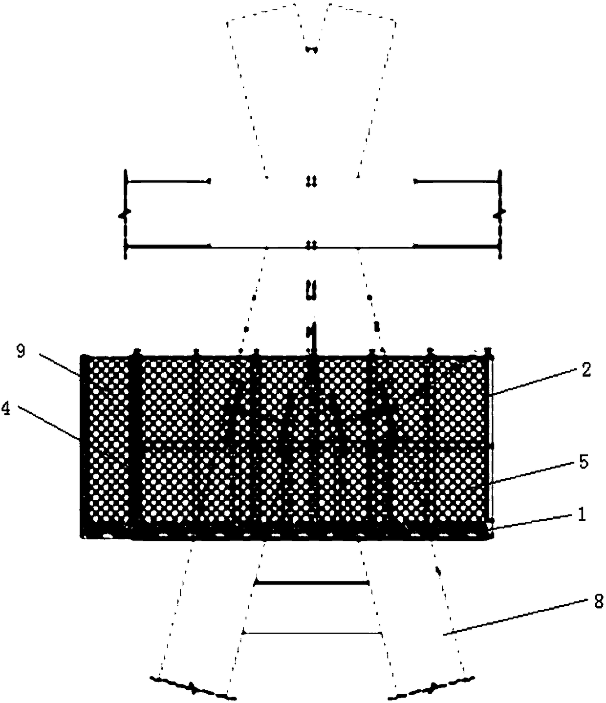 Super high-layer grid operating platform and manufacturing method thereof