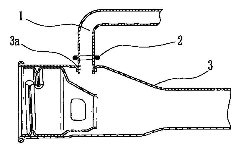 Welding method for welding vent pipe on oil filling pipe