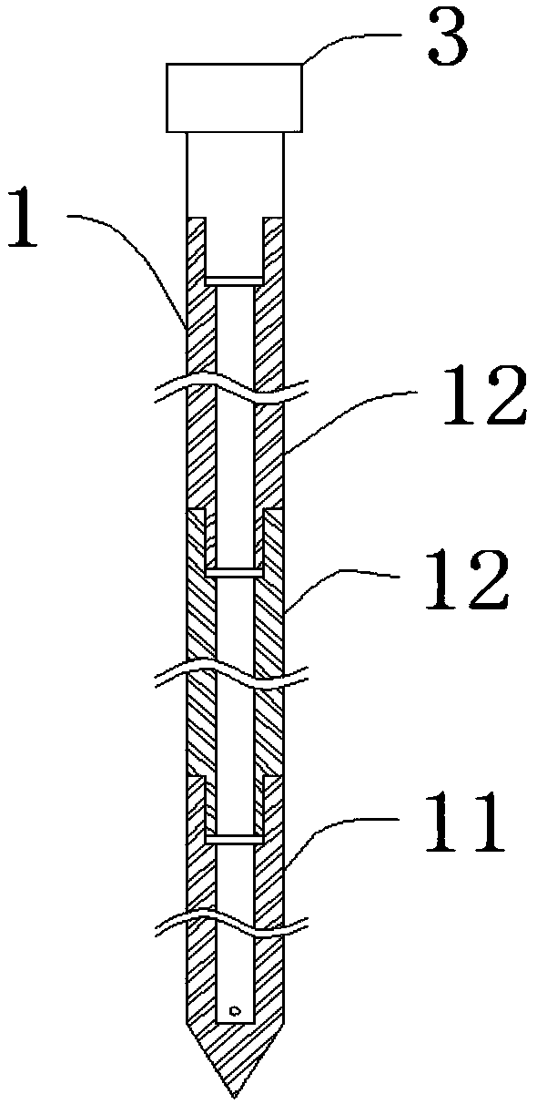 Device for real-time measurement of deep horizontal displacement and surface settlement of soil