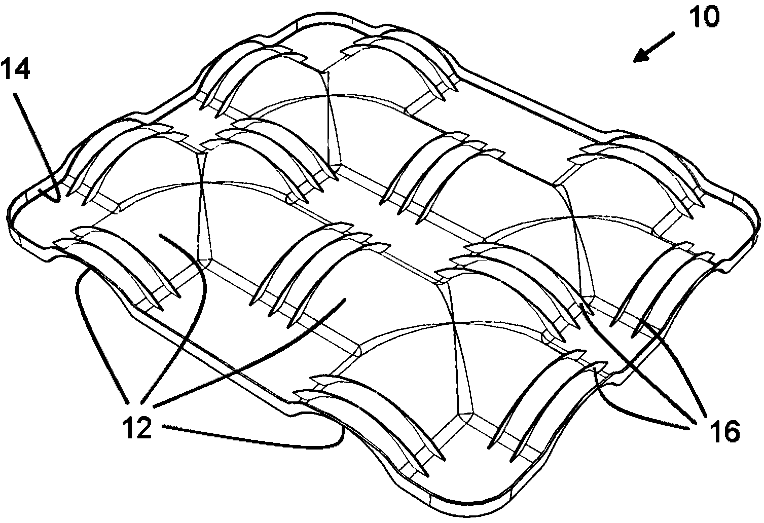 Transport plate for bagged goods