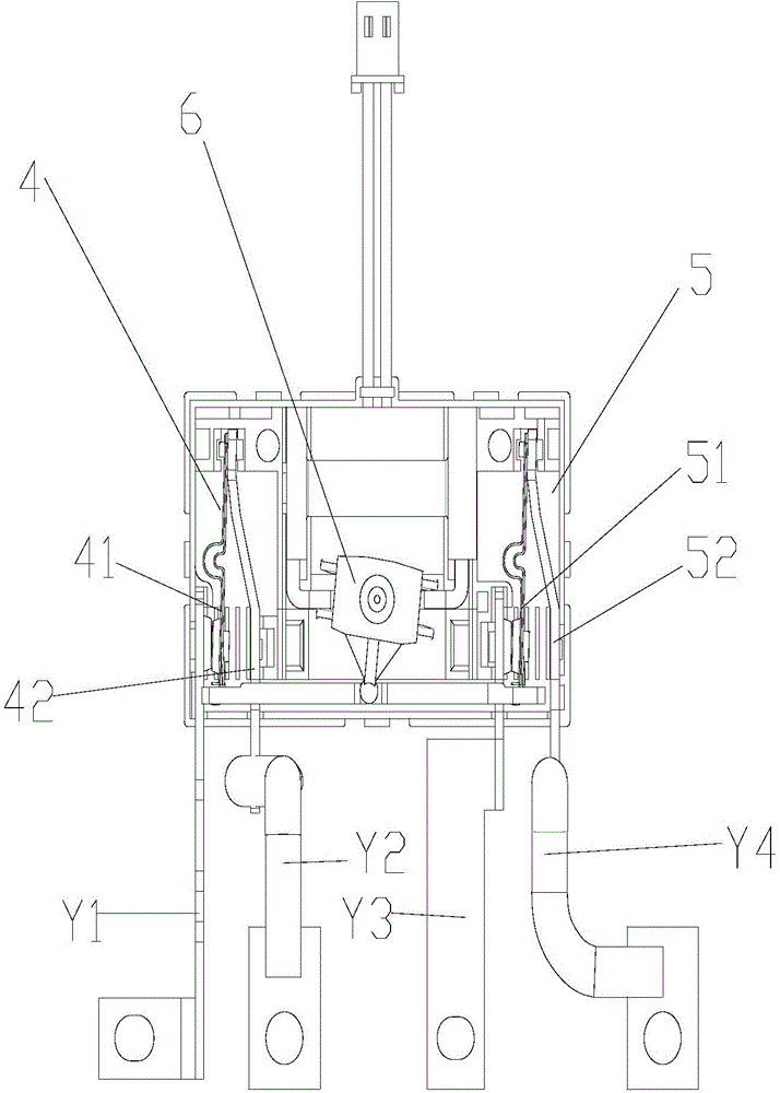 Double-loop magnetic latching relay