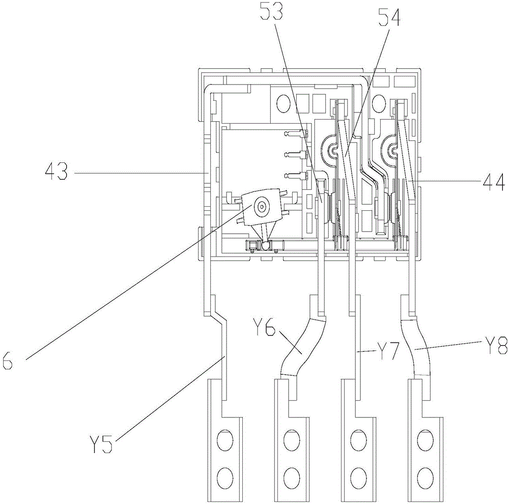 Double-loop magnetic latching relay