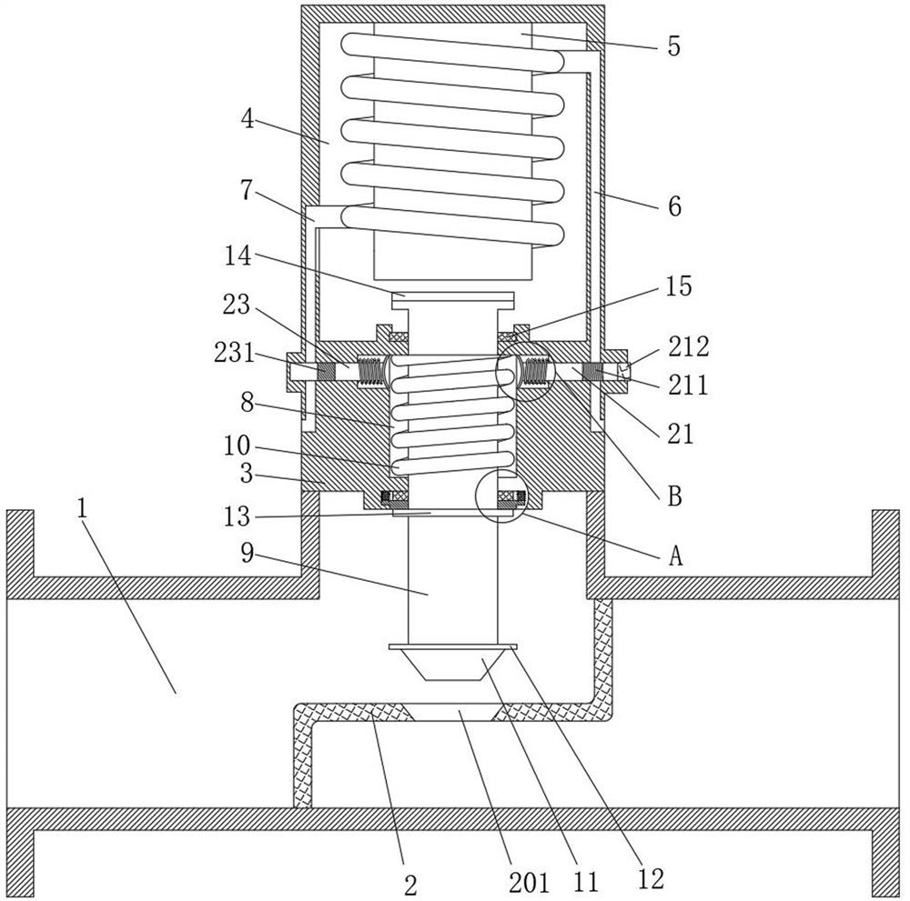 A multi-stage sealed refrigeration valve