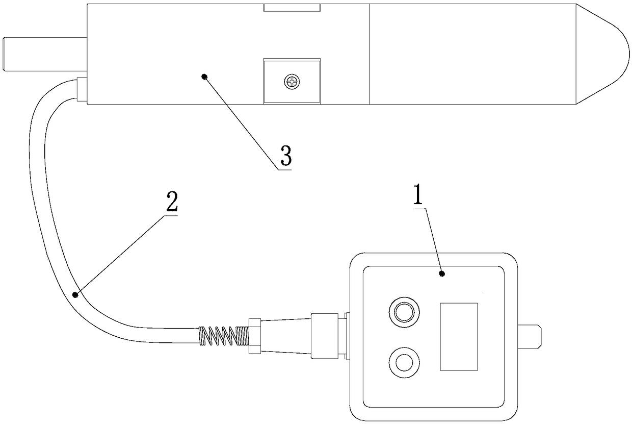 Ground pressure multi-directional monitoring localizable borehole stress sensor