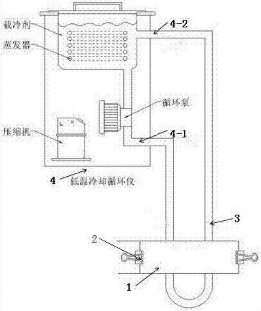 Microscope temperature-controlled slide and method for observing morphological changes of antifreeze protein ice crystals using optical microscope