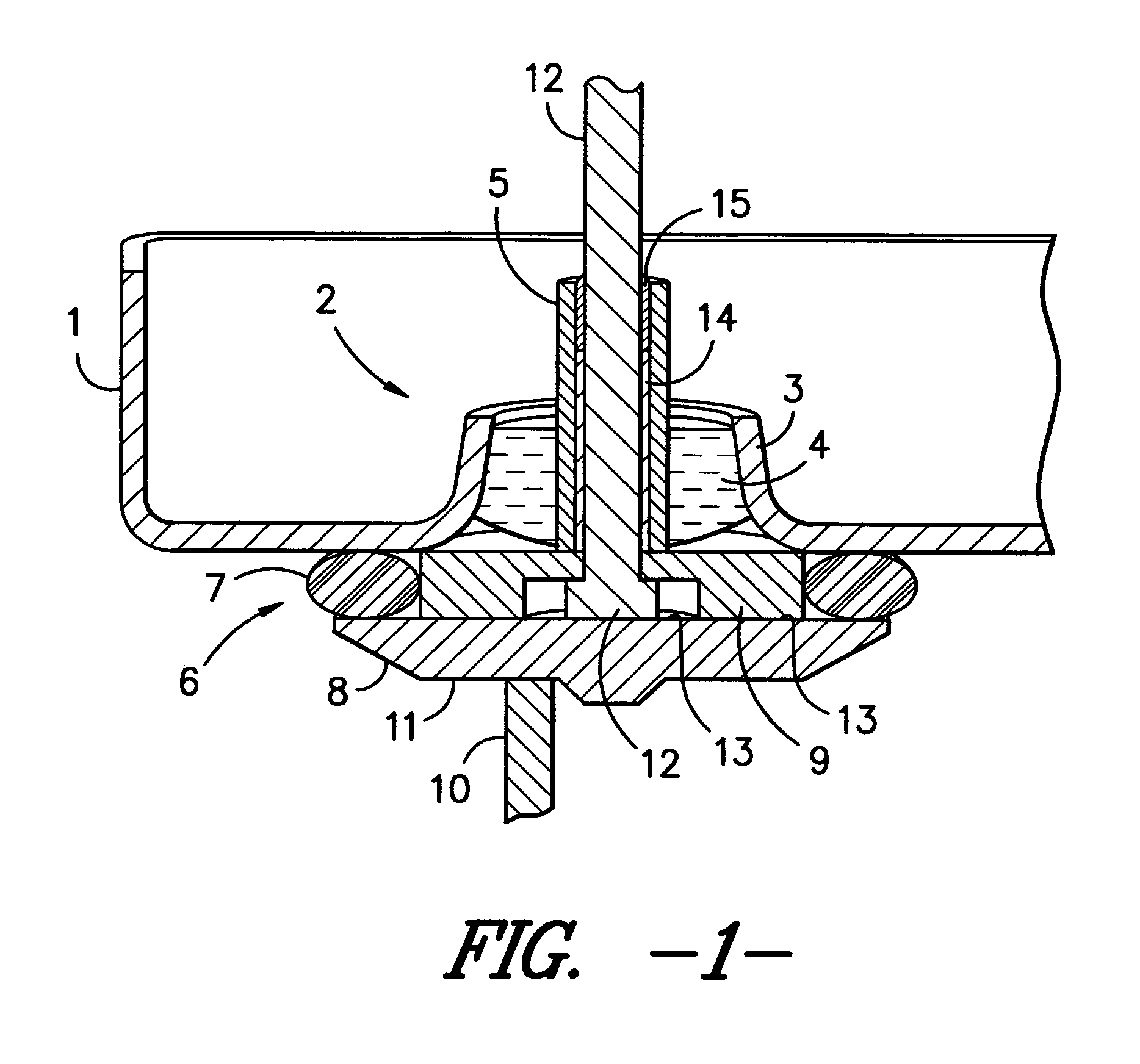 Hermetically sealed electrolytic capacitor