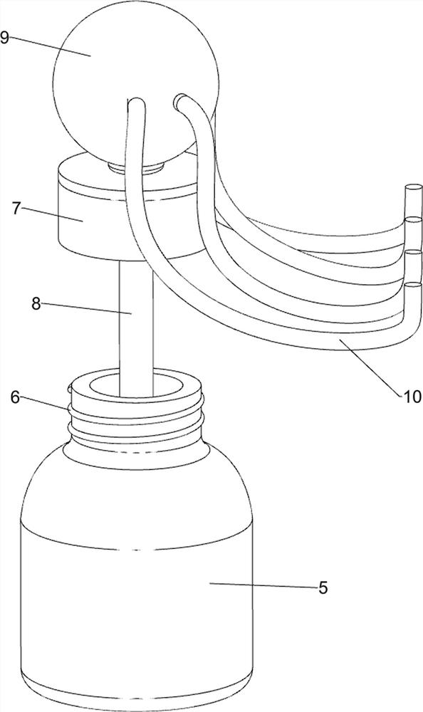 Water replenishing device for new energy lead-acid battery