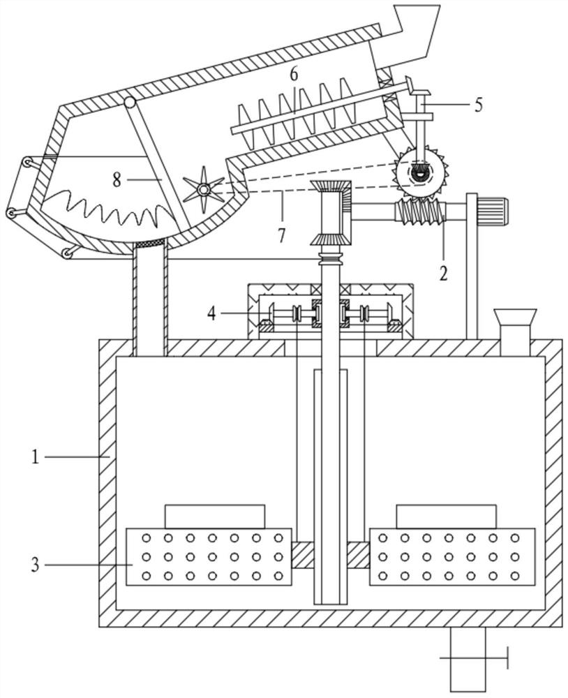 Rapid blending equipment for mortar production