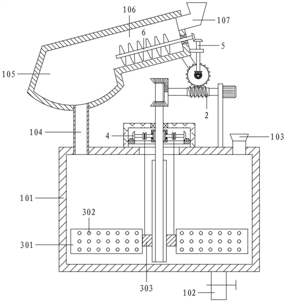 Rapid blending equipment for mortar production