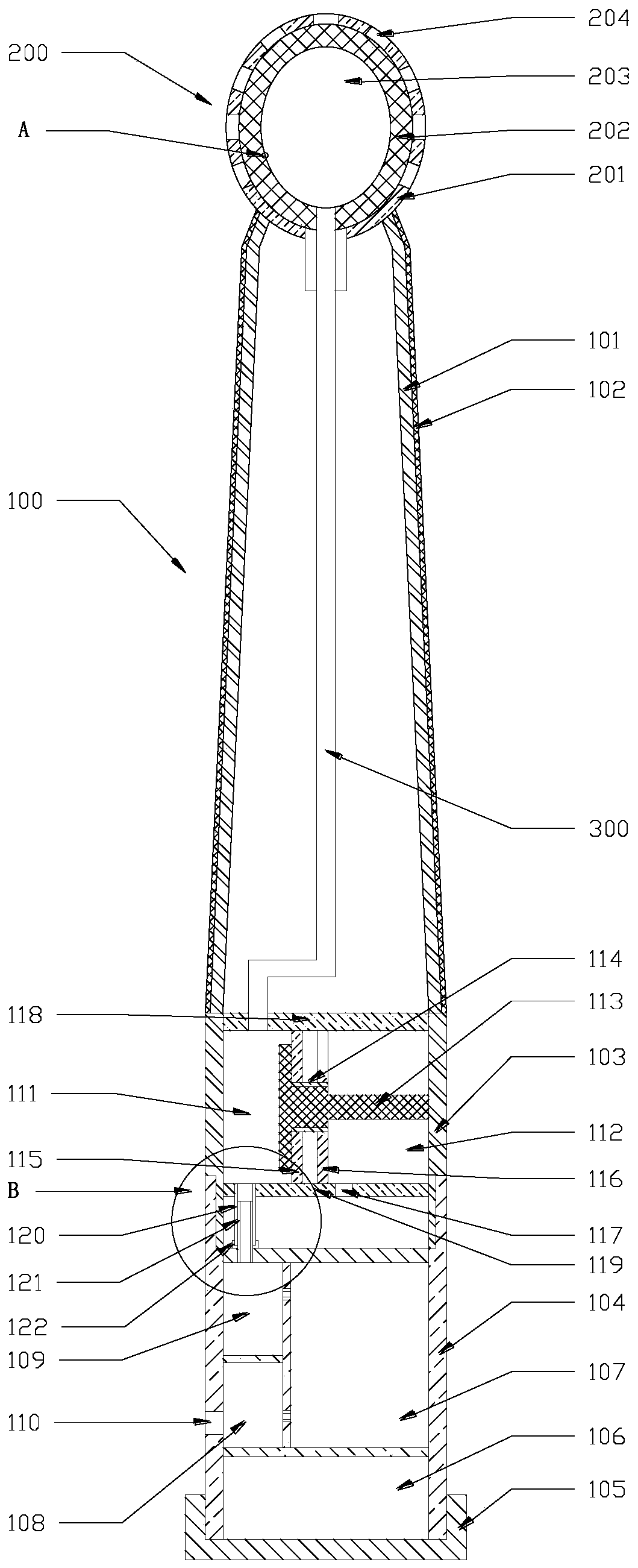 Nasal cavity nursing device for infants