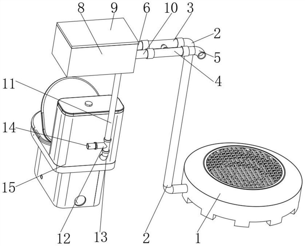 Environment-friendly shower grey water recycling device