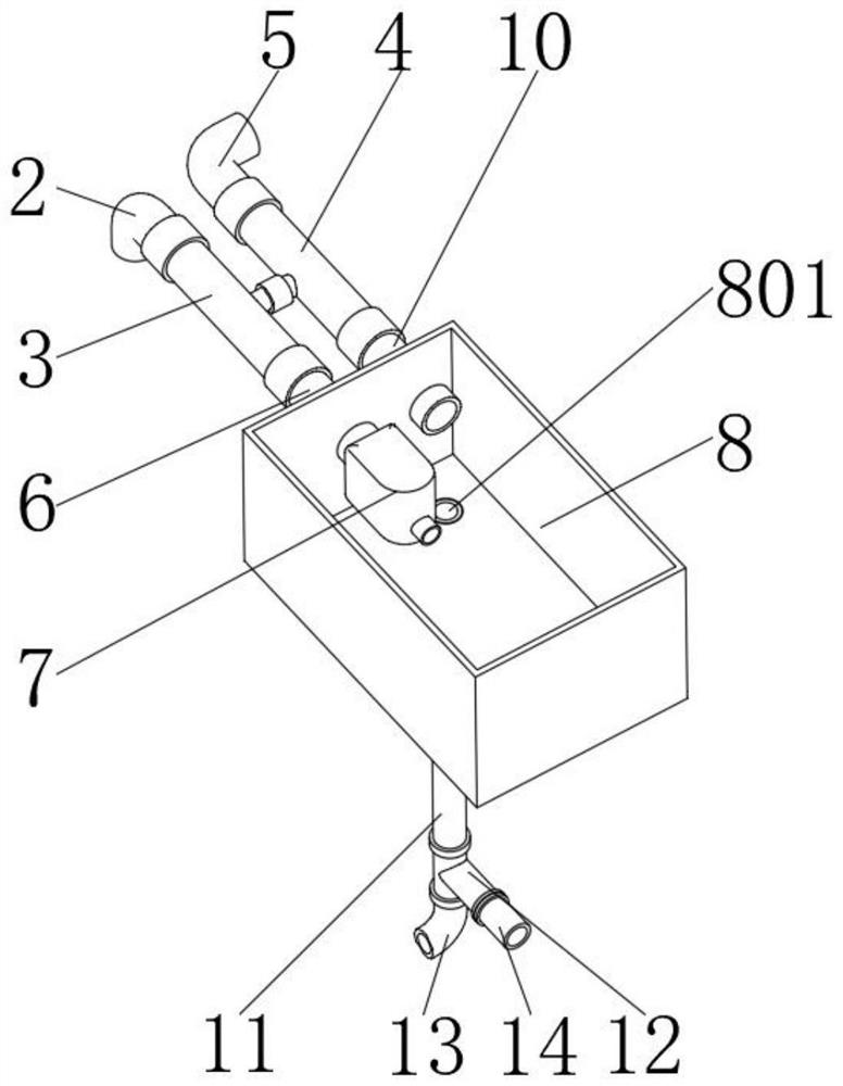 Environment-friendly shower grey water recycling device