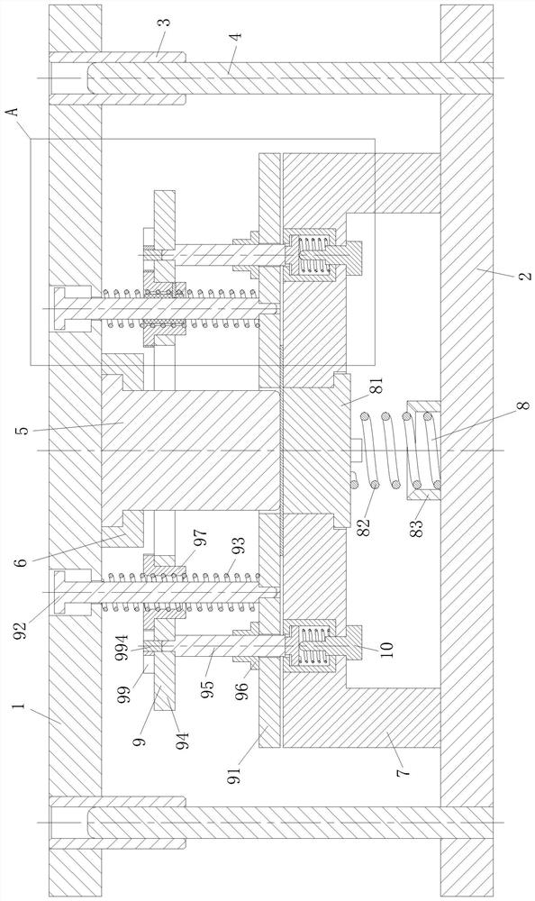 Deep drawing die based on variable blank holder force control