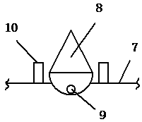 An aluminum profile punching device and punching method thereof