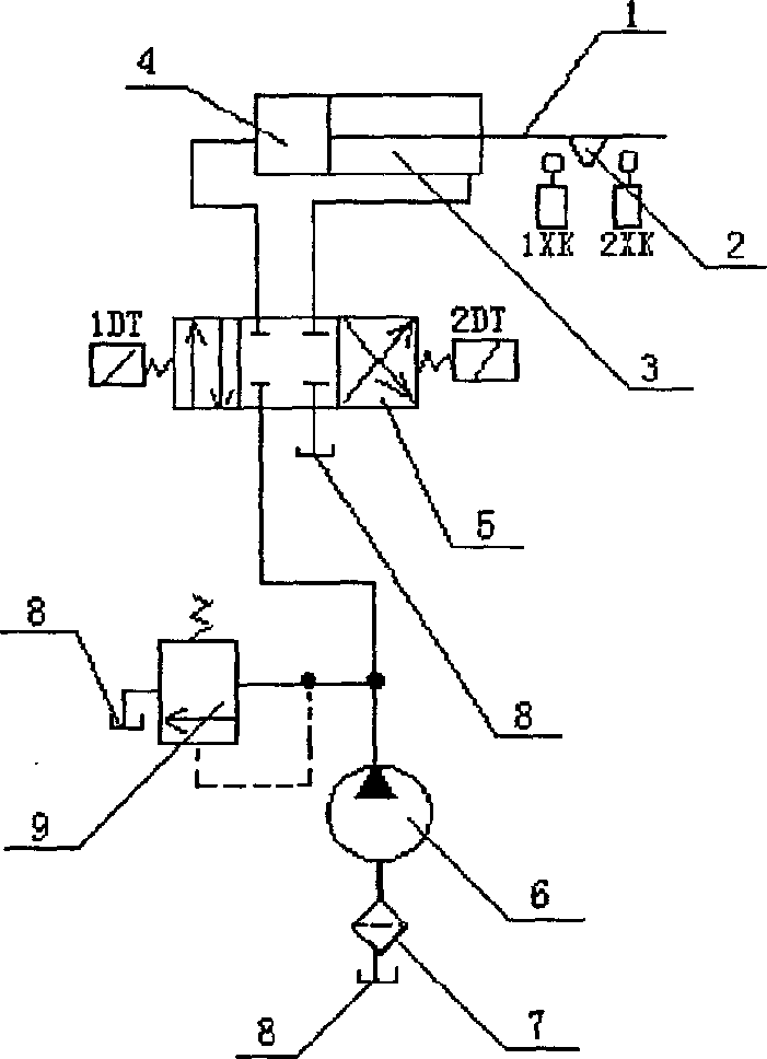 Hydraulic steel bar cutting machine