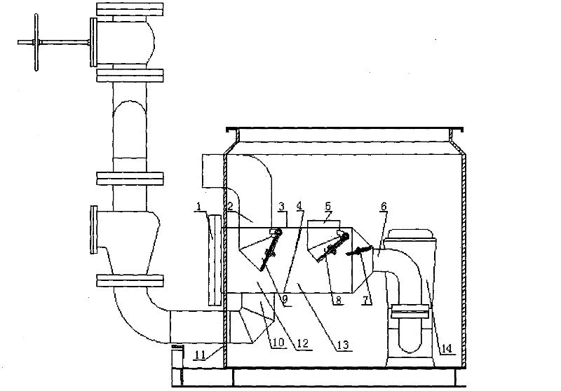 Back flushing filter device