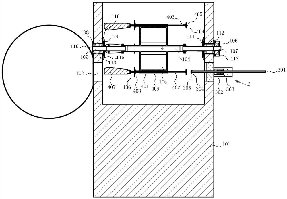 Online detection device for temperature stress accelerated aging of high-power LED whole lamp