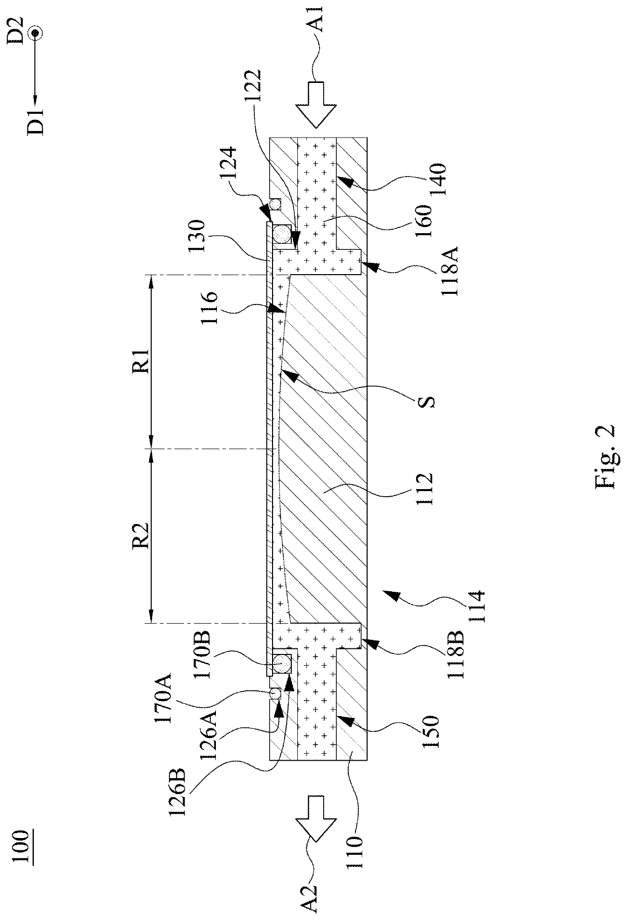 Heat dissipation structure and neutron beam generating device using the same