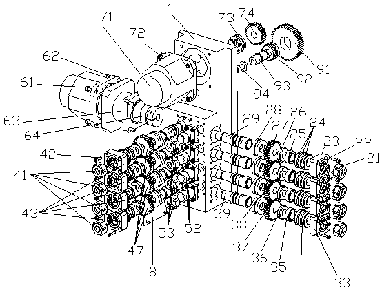 A power head device for turning and milling compound numerical control machine tool