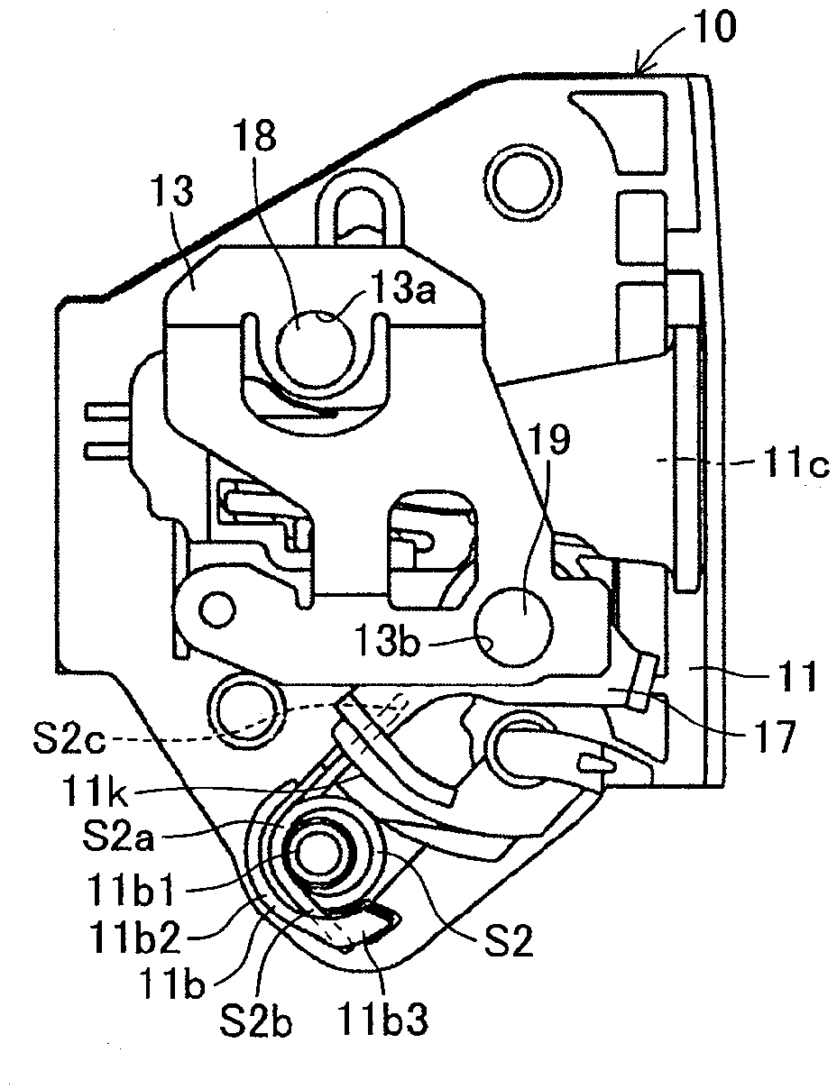 Automotive door latch device