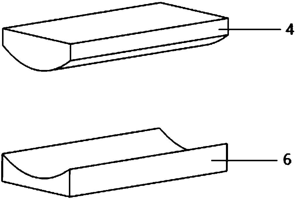 Curve surface glass shaping device and shaping method