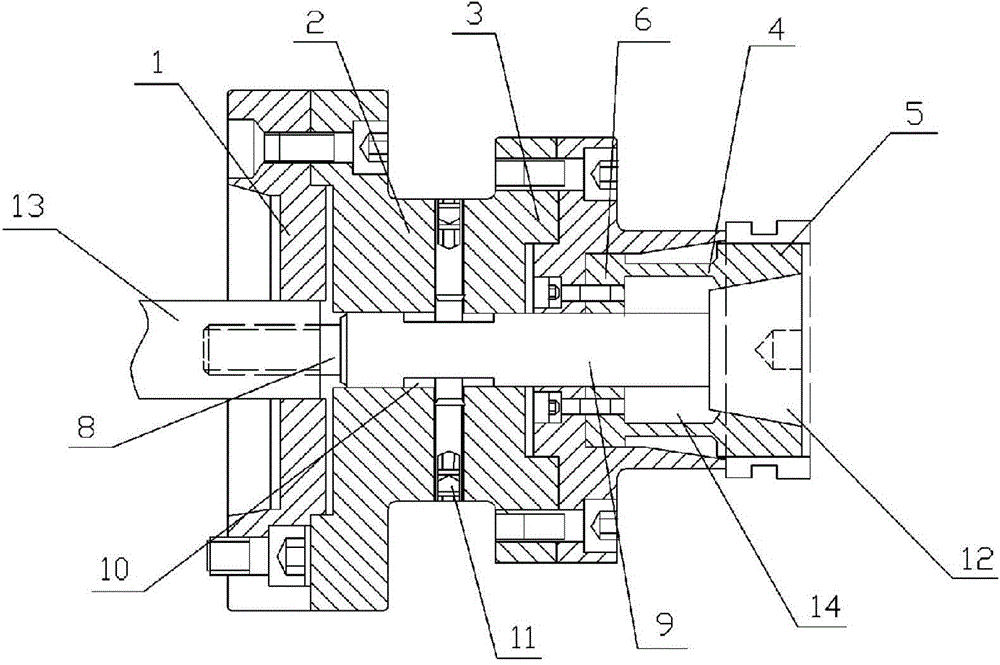 Machining method of tension bush clamp for shifting fork groove of automobile gear sleeve