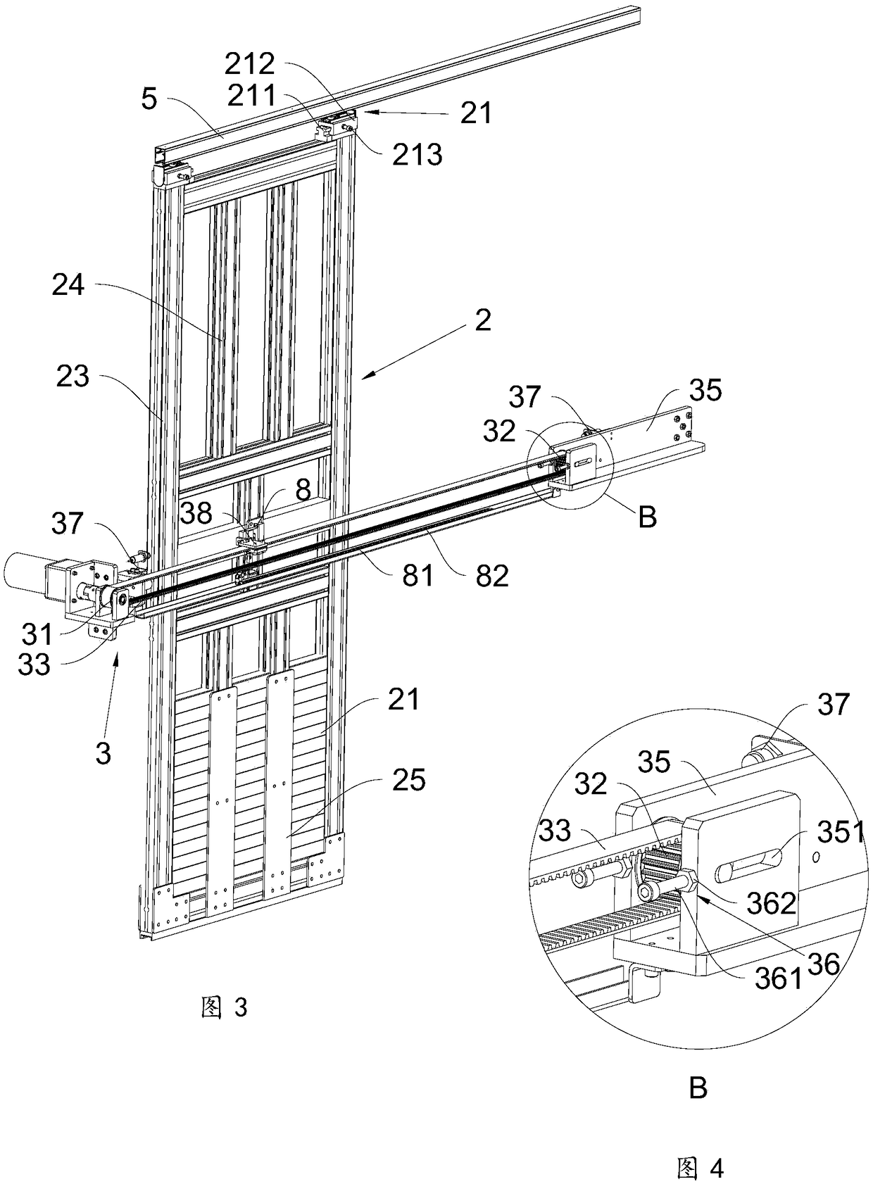 Hanging wheel testing device