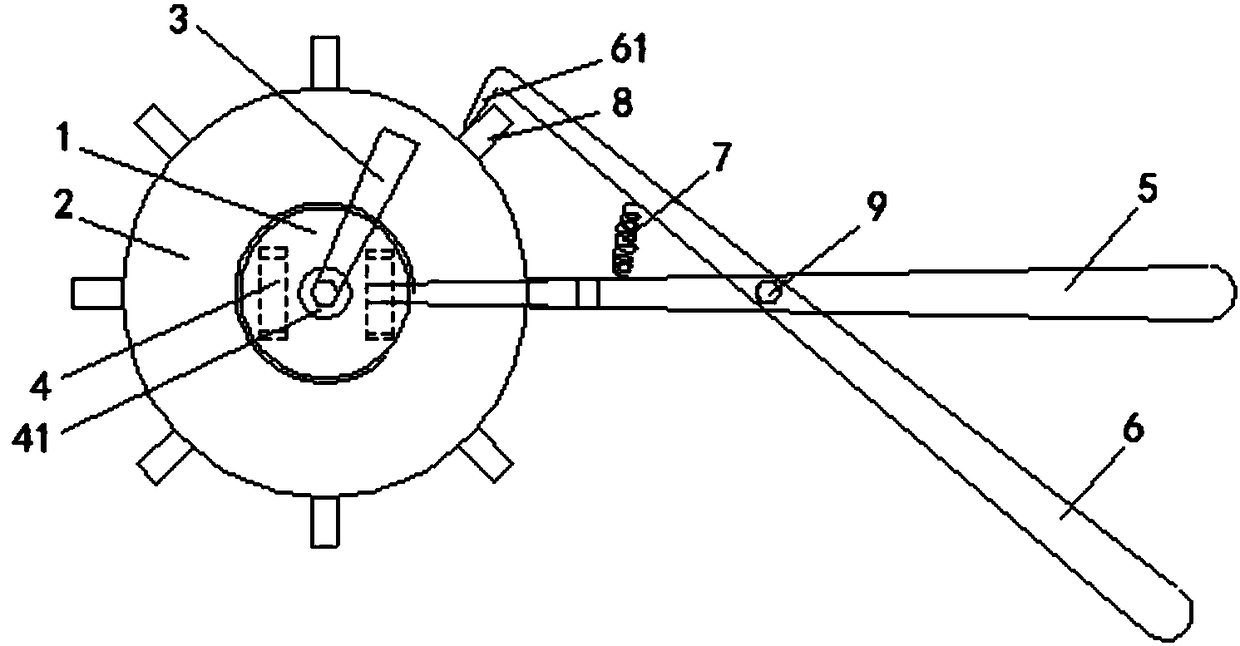 Auxiliary switch device for stop valve and stop valve