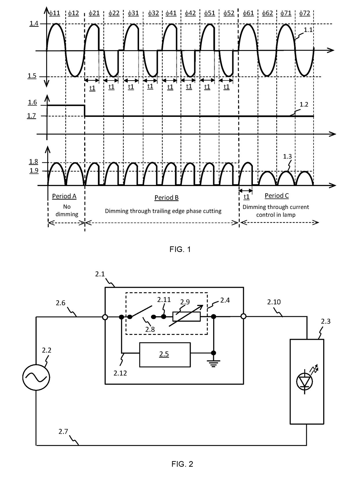 Power factor dimming