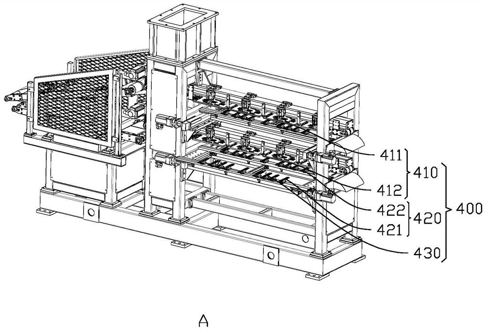 Silicon steel sheet iron core production line