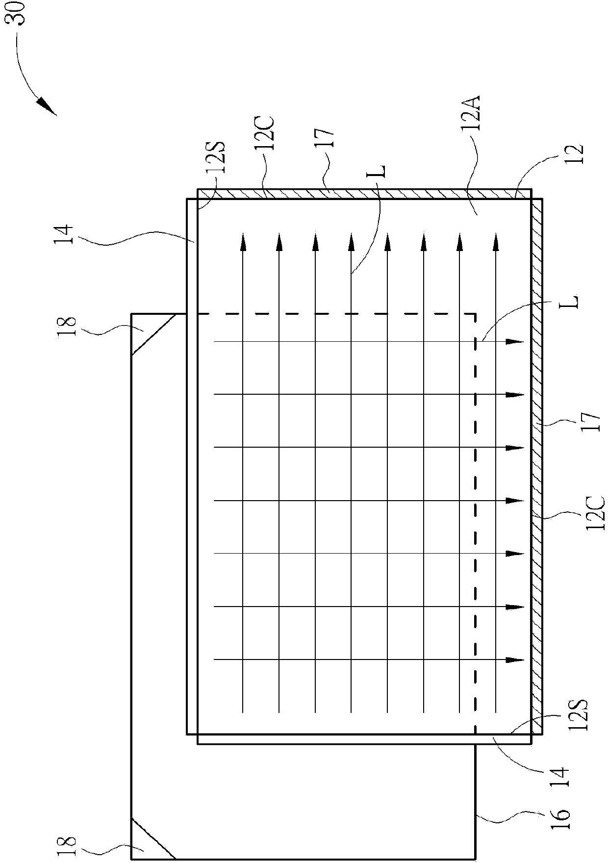 Touch display panel and optical touch panel thereof