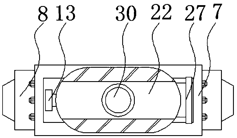 Thermocatalytic treatment volatile organic pollutant gas-collecting device with filtering function