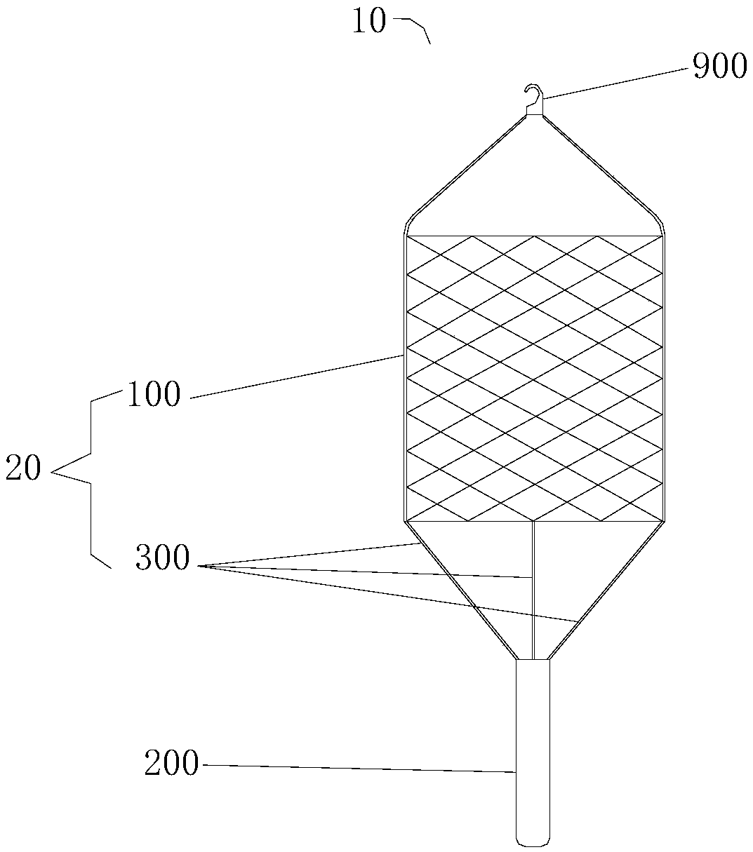 Auxiliary occlusion device used for aortic valve insufficiency