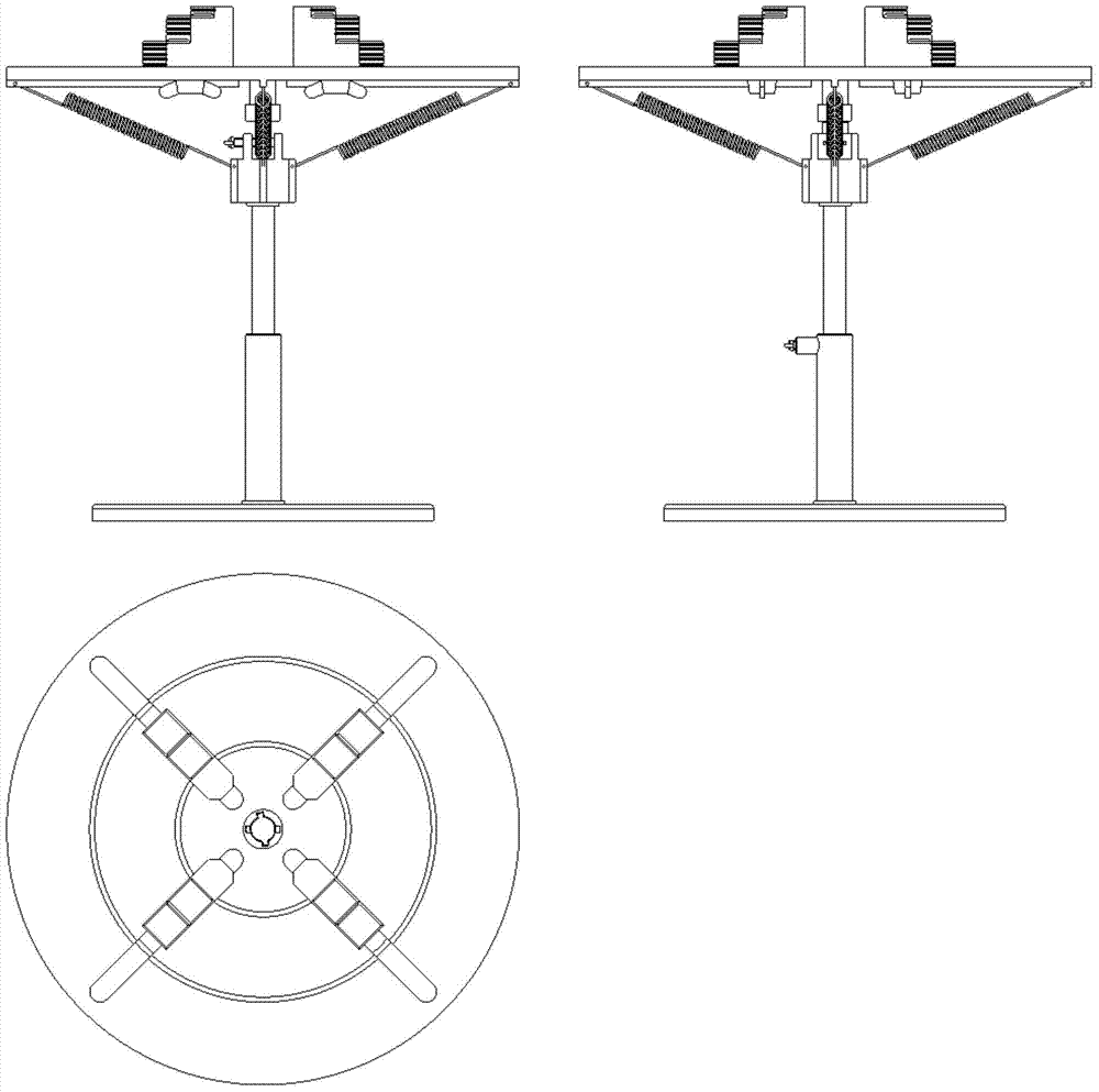 Adjustable multifunctional rotary table for display