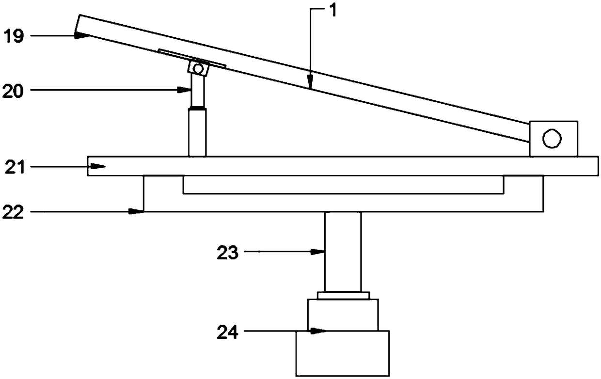 High-efficiency photovoltaic power generation device capable of prolonging service life