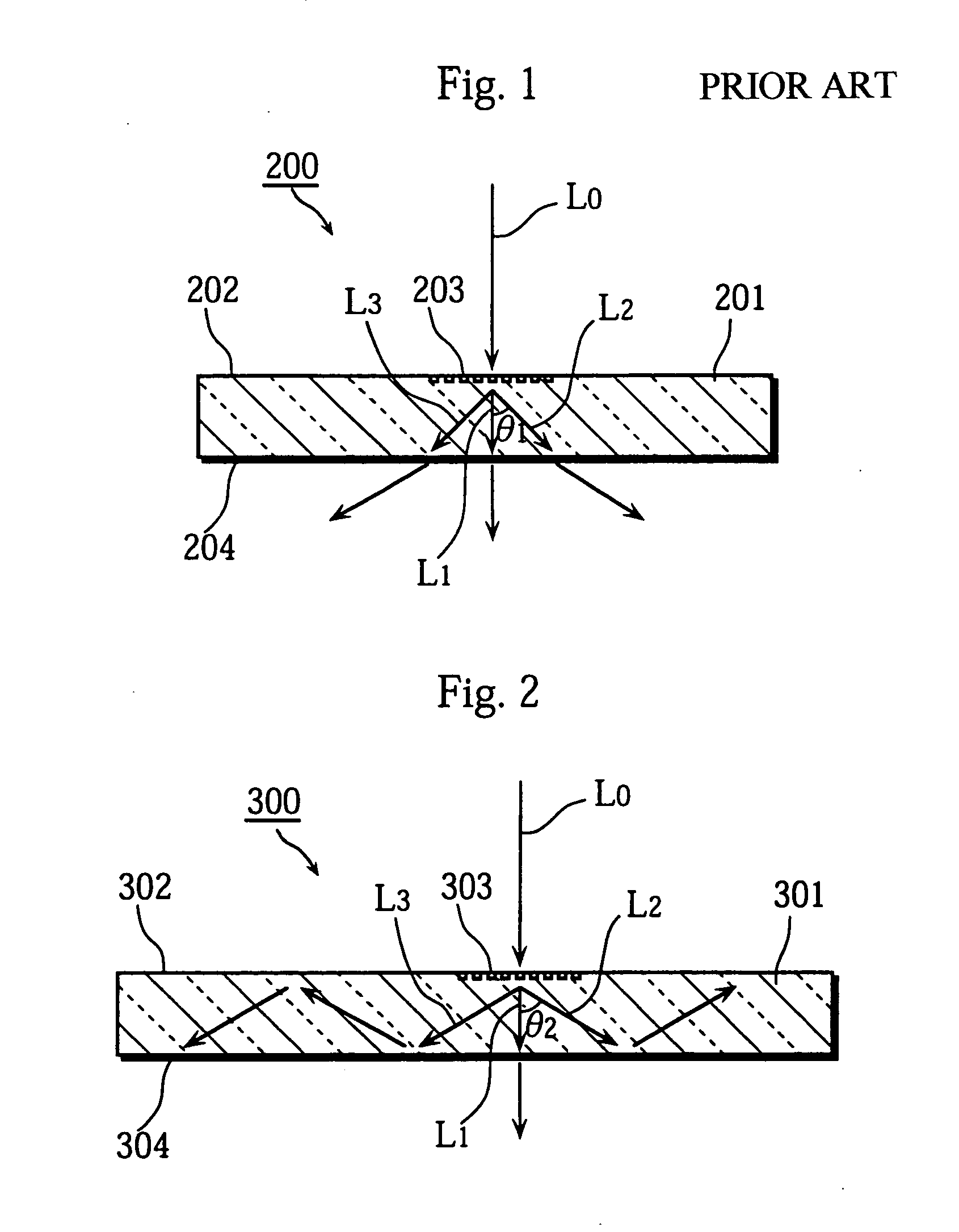 Diffractive optical element that polarizes light and an optical pickup using the same