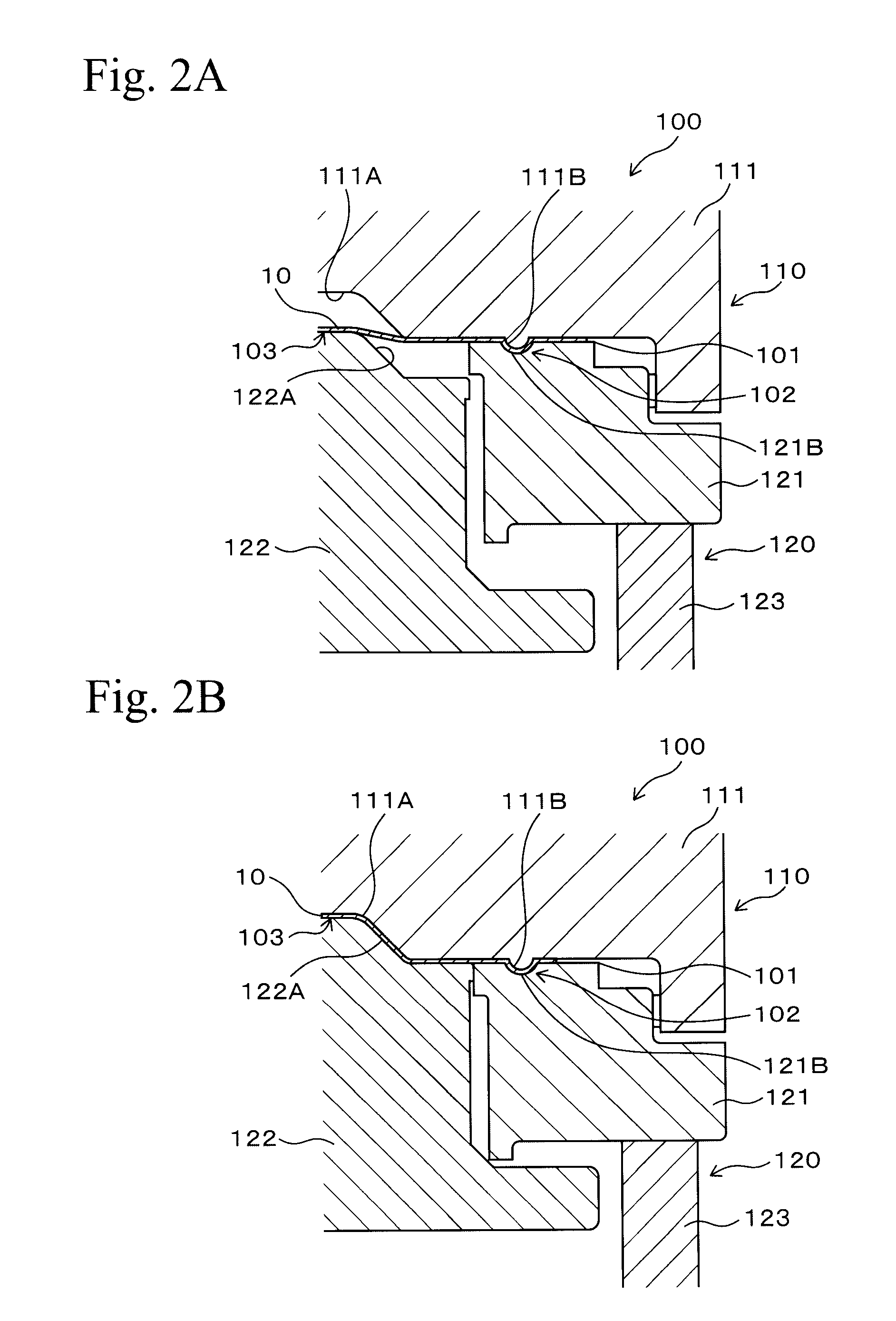 Press forming die assembly