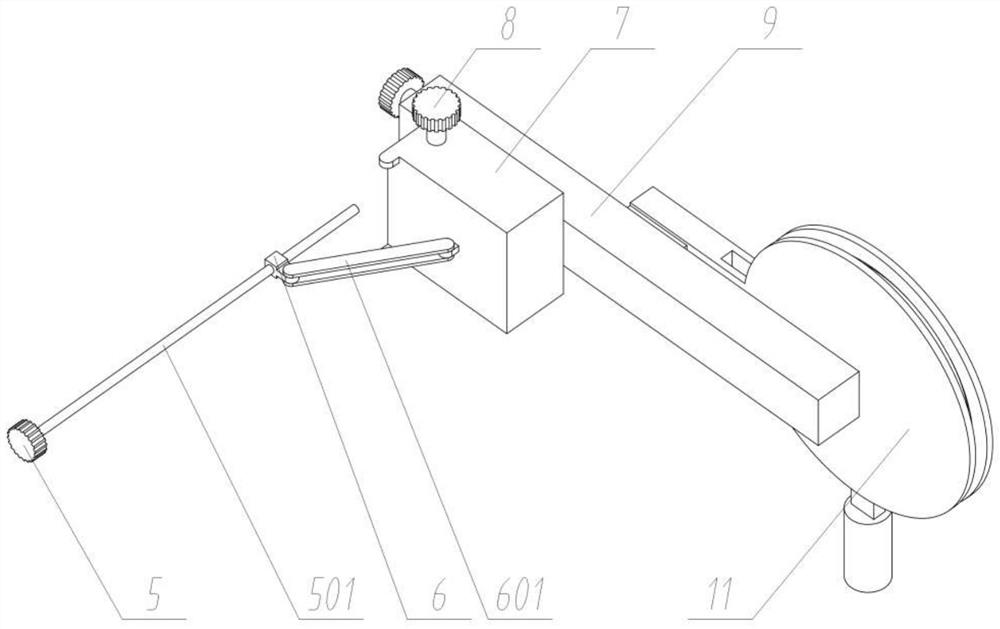 A vertical inspection device for building construction inspection with marking function